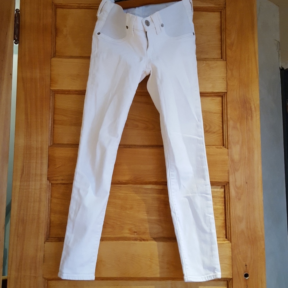 White Maternity Jeans J.Crew
